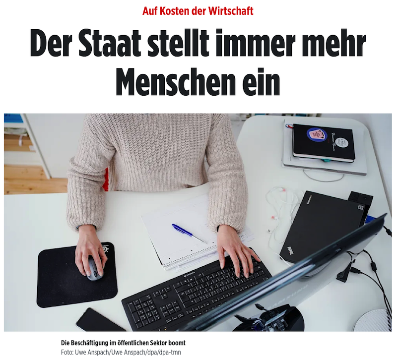 staat-stellt-immer-mehr-ein Die Beuterepublik der Verwaltung, und der Verwalter, von Verwaltern...