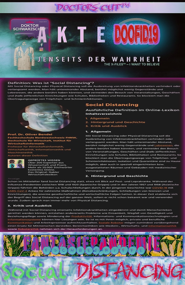 fantasiepandemie-fachbegriffe-social-distancing2 🏥 Die Schwarzschaf Klinik  (&ograve;&Oacute;,) Willkommen zur Sprechsstunde 💉