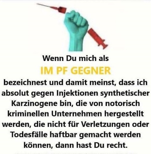 impfgegner DIE BEIDEN (◣ _ ◢) SEITEN