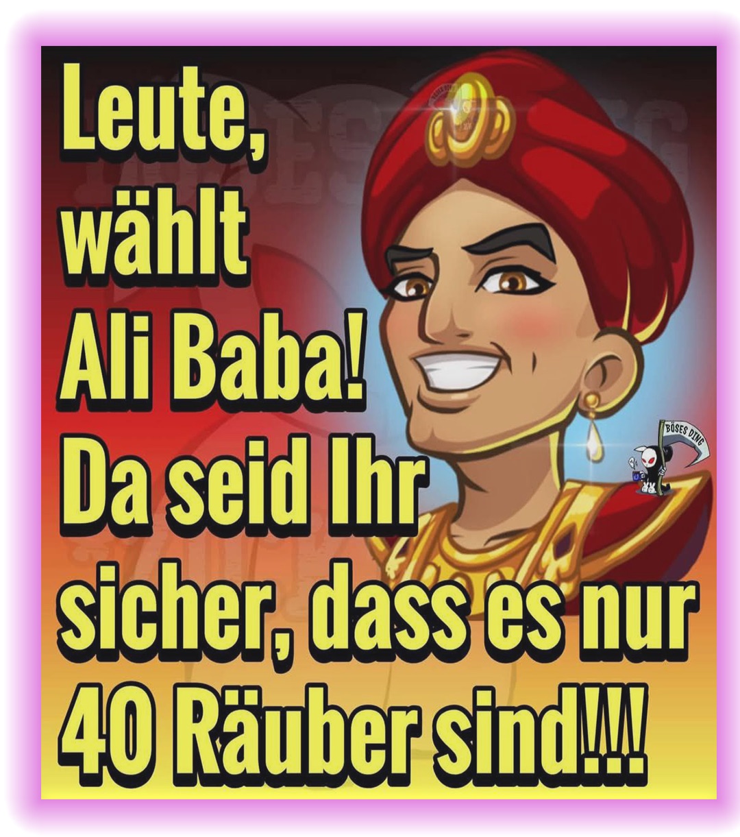 40-r&auml;uber Liebe Nachbarn und Liebe Leser,  was bedeutet es, wenn ein Betr&uuml;ger P&auml;rchen die Betr&uuml;ger Welt, zur Zeit nicht mehr versteht?