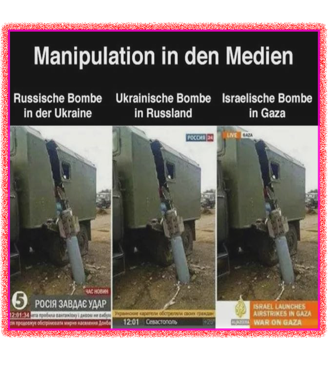 medien-manipulation-bombe So weit sind wir also schon, aber zum Glück hat ja nie irgend jemand,