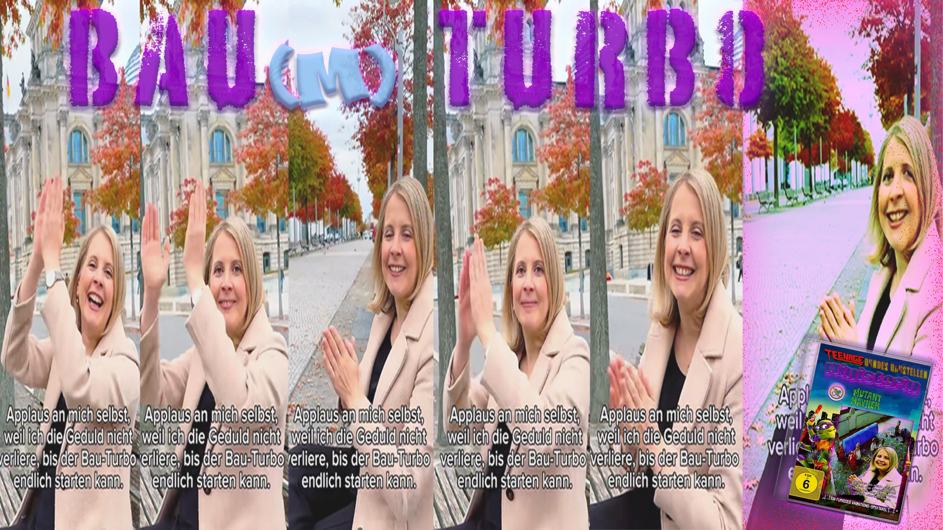 bau-turbo-applaus image bau-turbo-applaus Sind zufällig AC/DC Fans anwesend? Nein? Wenigstens jemand, der sich persönlich,