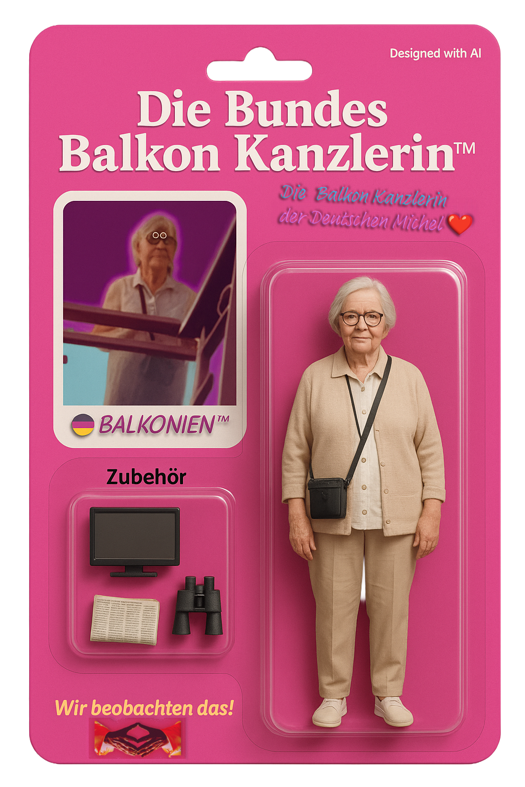 Die Bundes Balkon Kanzlerin