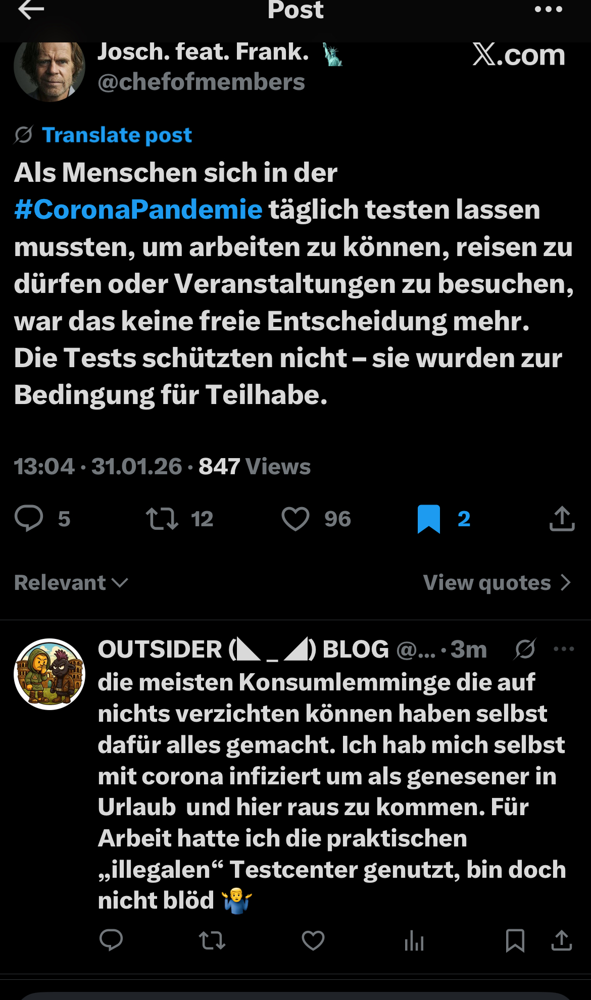 Ich bin doch nicht bl&ouml;d...