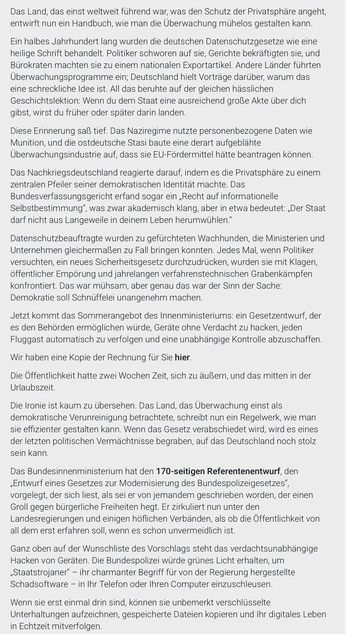 uberwachungsgesetz2 So weit sind wir also schon, aber zum Glück hat ja nie irgend jemand,