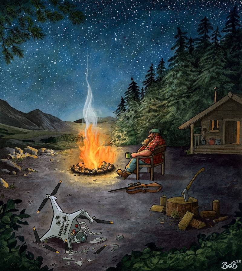 drohne-am-lagerfeuer so jeder nochmal ab aufs Klo, und dann geht's los - Seite 3