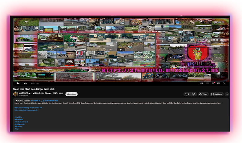 stadtbild-youtube image stadtbild-youtube ACHTUNG! Wichtige Bürgermeister Umfrage, direkt an die Bürger!