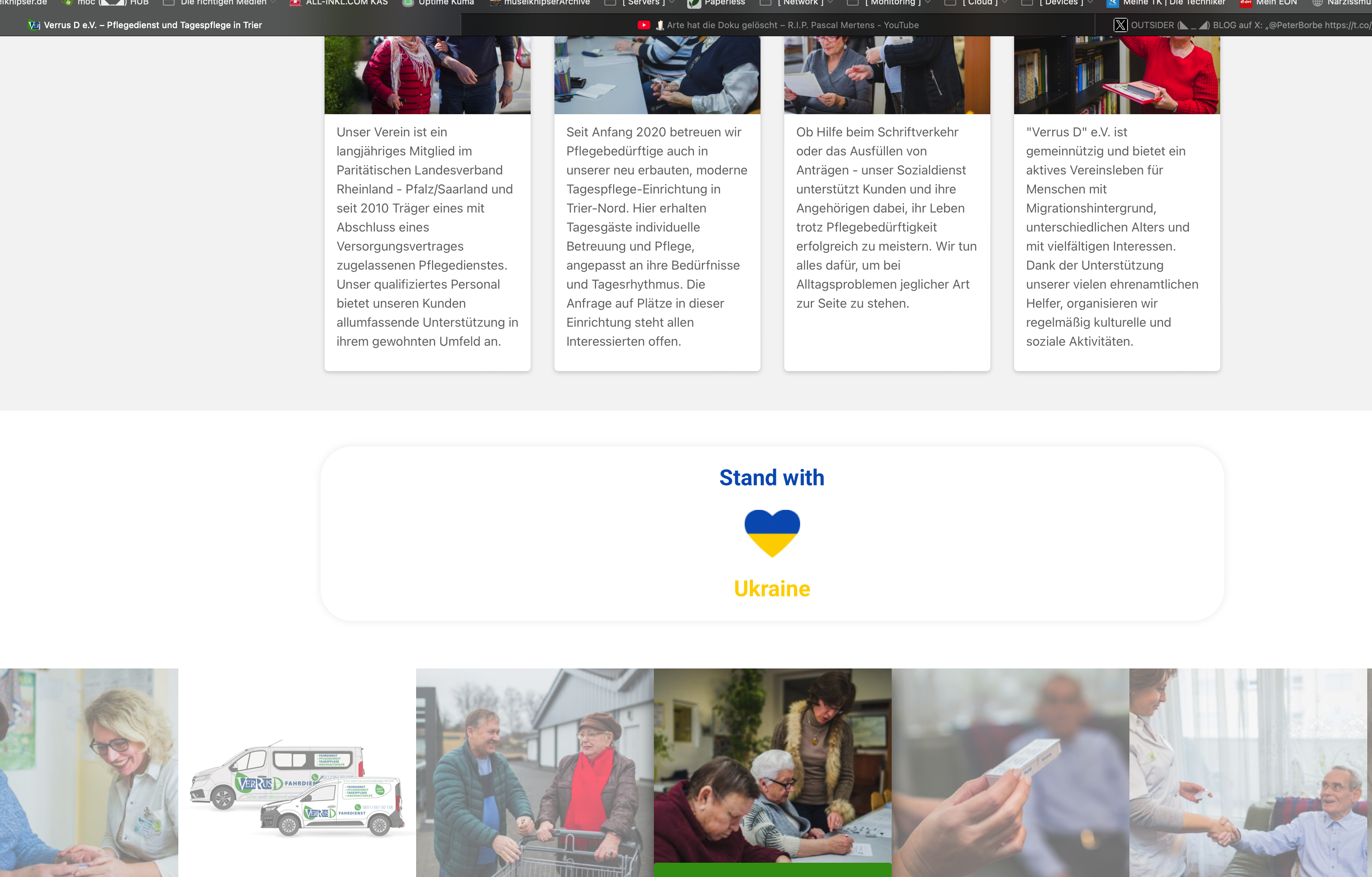 verus-standwithukraine Unter der Br&uuml;cke - Stadt der Engel